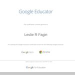 Google Educator certificate